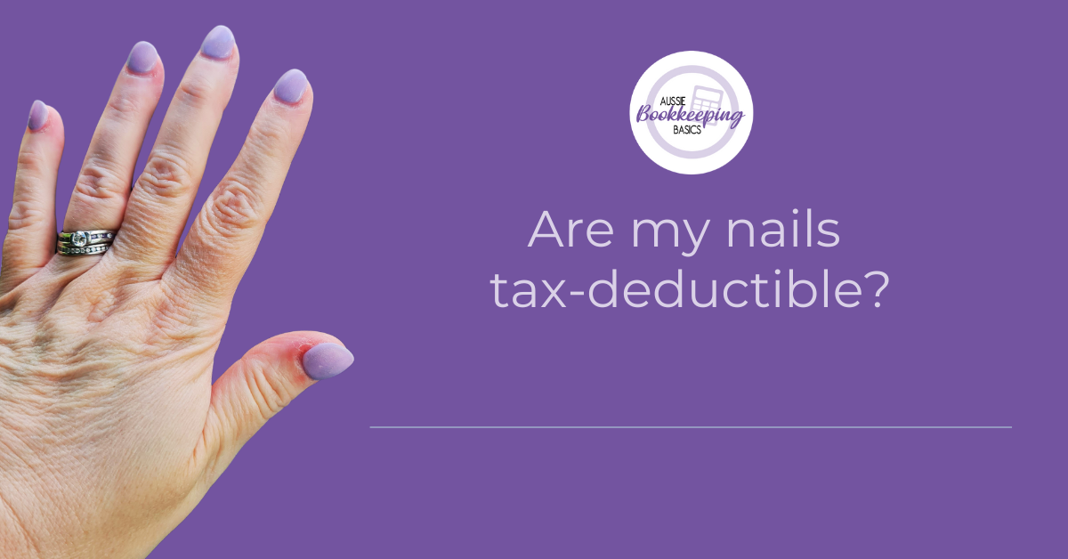 are my nails tax-deductible?